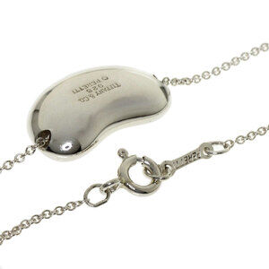 Tiffany Bean Necklace Silver